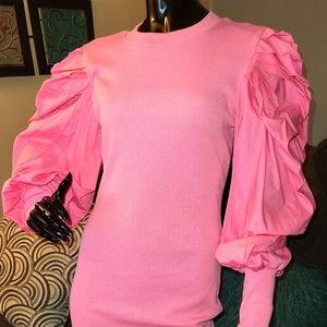 🔥Super Fab Puffy Sleeve Pink Dress!